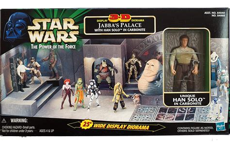 Star Wars Power Of The Force Jabbas Palace 3 D Display Diorama With