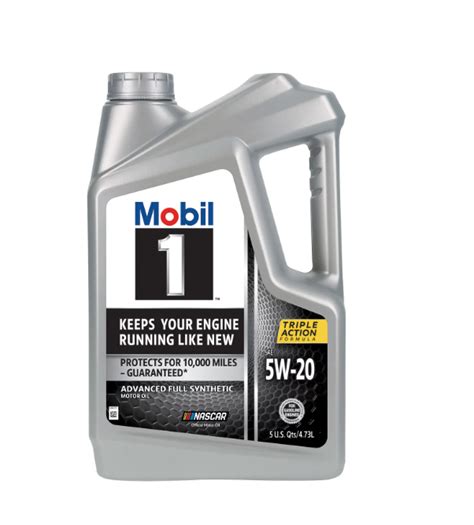 Mobil 1 Advanced Full Synthetic Motor Oil 5w 20 5 Qt New For Sale In