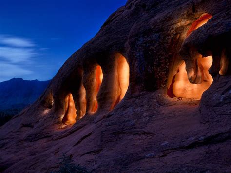 Desert Caves Nevada Us Valley Of Fire State Park Cave Photography