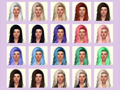 The Sims Resource Leahlilliths Stargirl Hair 001 Retextured By