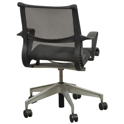 Because miller's is an accredited by accreditation commission for health care, inc. Herman Miller Setu Used Mesh Conference Chair, Charcoal - National Office Interiors and Liquidators