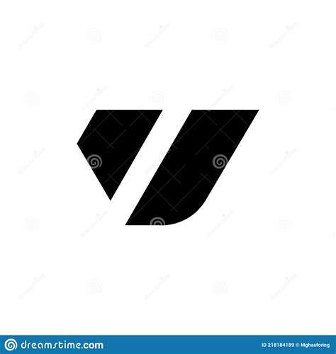 V Letter Logo Design On White Background V Creative Initials Letter