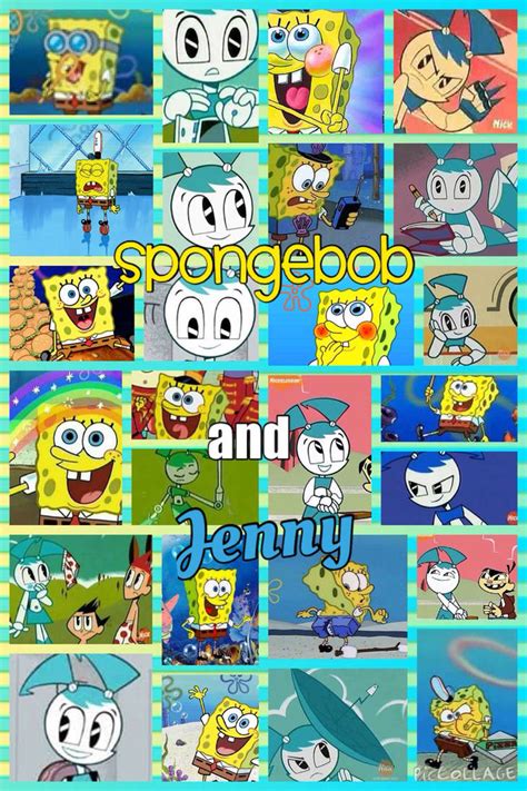 Spongebob And Jennyxj9 By Princessemerald7 On Deviantart