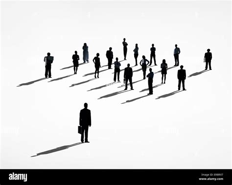 Standing Out From The Crowd Stock Photo Alamy