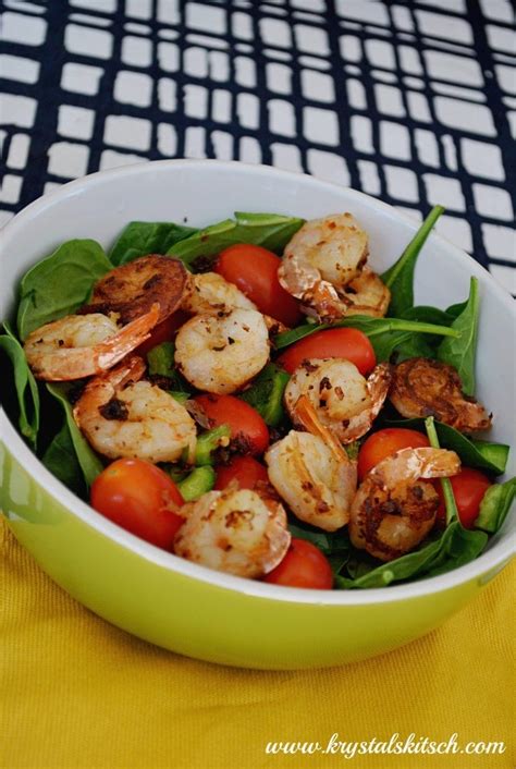 Peppery Shrimp Salad With Fresh Express Baby Spinach