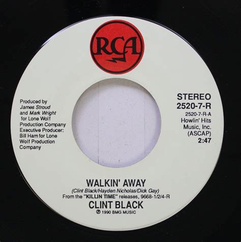 Country 45 Clint Black Walkin Away Straight From The Factory On Rca