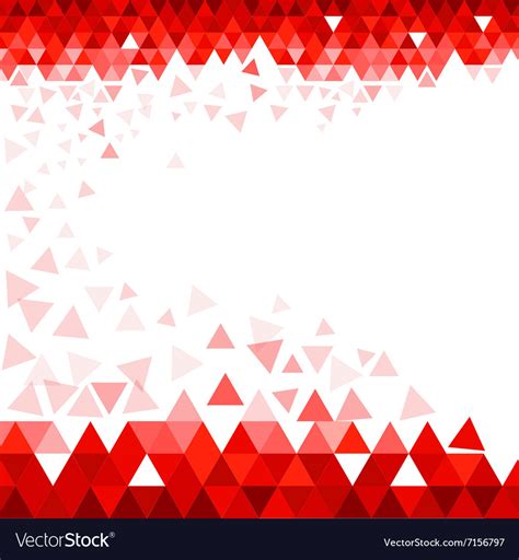 Abstract Red Triangle Background Royalty Free Vector Image