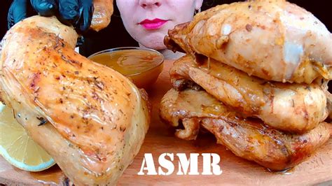 Asmr Chicken Rotisserie Eating Sounds No Talking Asmr Zm Youtube
