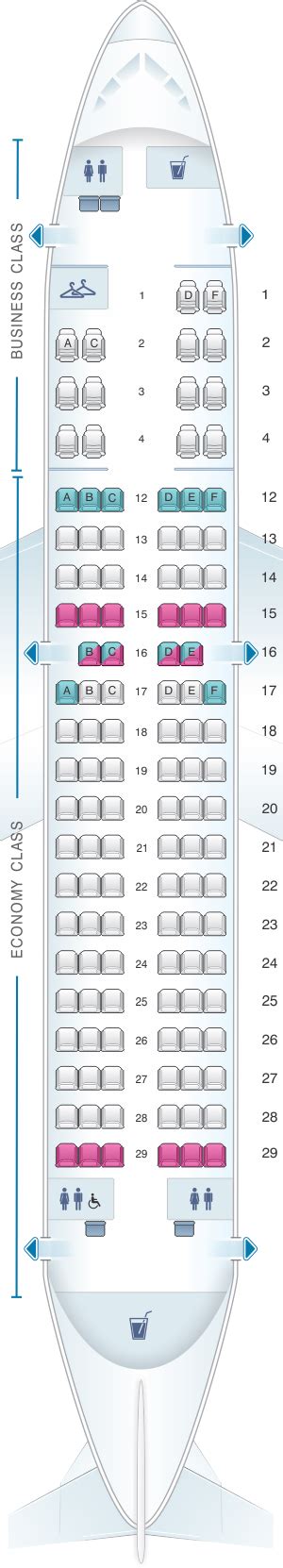 Seat Map Air Canada Airbus A319 100 Seatmaestro