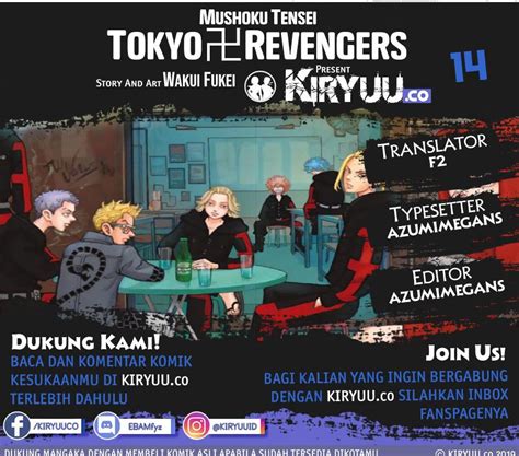 If you like the manga, please click the bookmark button (heart icon) at the bottom left corner to add it to your favorite list. Baca Tokyo Revengers Chapter 14 Bahasa Indonesia - Komik ...