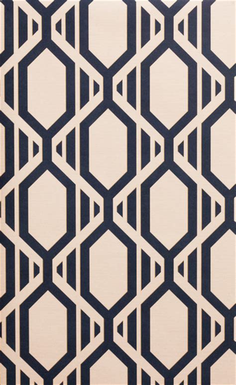 44 Blue And White Geometric Wallpaper On Wallpapersafari