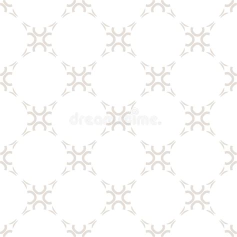 Subtle Linear Grid Abstract Geometric Seamless Pattern White And Beige