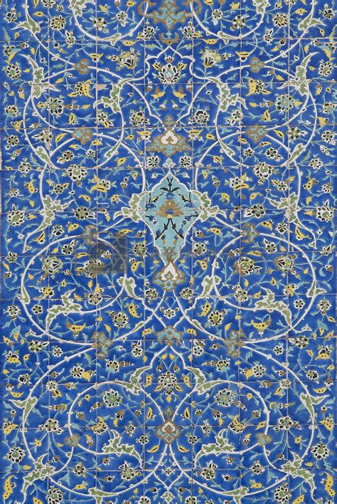 Traditional Persian Ceramic Tiles In Isfahan Iran By Jackmalipan