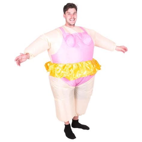 Halloween Cosplay Inflatable Ballerina Fancy Dress Costume Purim