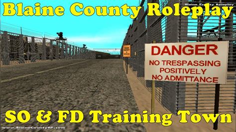 Blaine County Roleplay Mapping Training Town Youtube