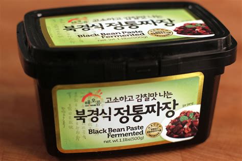 Product description non gmo mung bean soybean black bean paste gluten free delicious, satisfying main ingredients: Black bean paste (Chunjang) - Korean cooking ingredients ...
