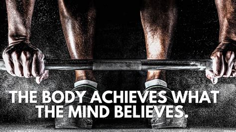 The Body Achieves What The Mind Believes Unknown Id