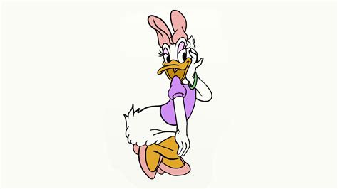 Daily Cartoon Drawings Drawing Daisy Duck