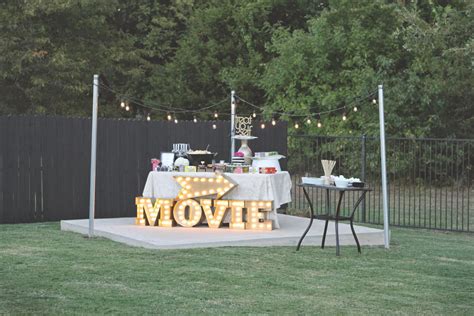 PB+J Babes: Movie Night Under the Stars | 30th Birthday Celebration