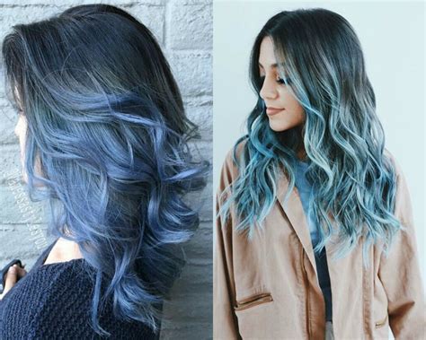 In particularly dramatic scenes, l and light inexplicably have vivid blue and red hair, respectively. Sea and Sky Blue Hair Color 2017 You Will Adore | Pretty ...