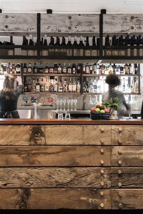 Rustic Industrial Bar Design In Australia Italianbark Industrial