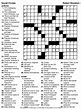 printable crossword puzzle washington post printable crossword puzzles ...