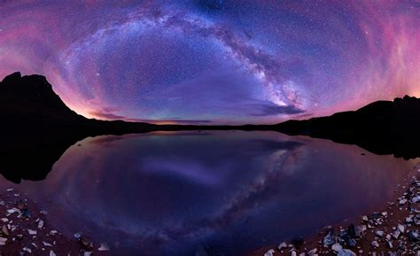 1045096 Landscape Galaxy Lake Nature Reflection Sky Photography