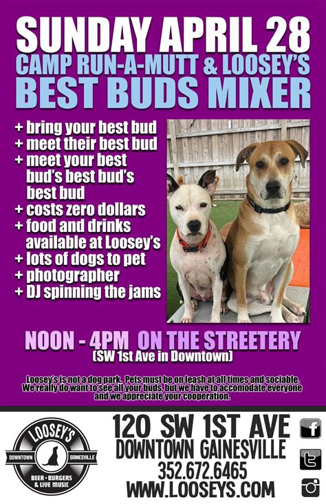 Best Buds Mixer with Camp Run-A-Mutt – Loosey's Downtown