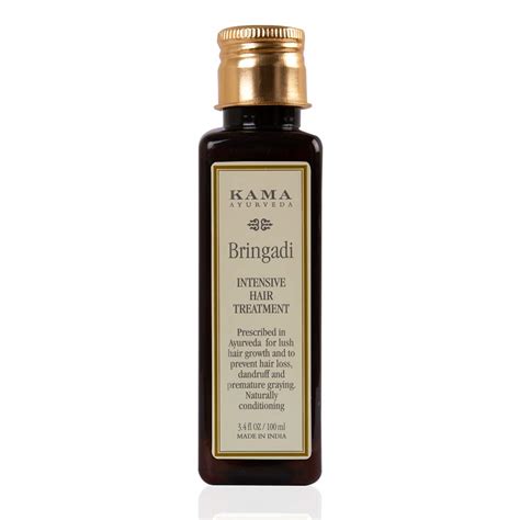 kama ayurveda bringadi intensive hair treatment oil reviews ingredients benefits how to use