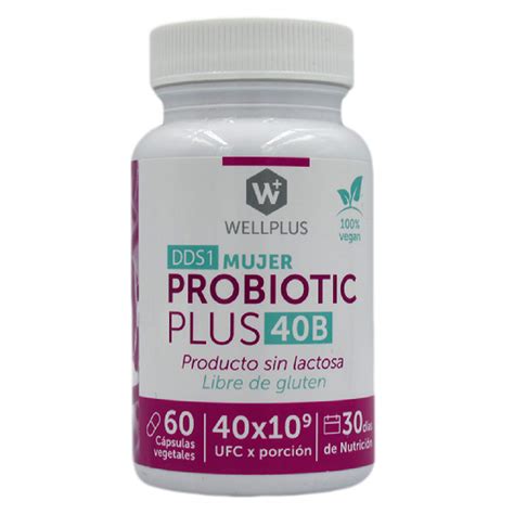 Probiotic Plus Mujer 40b Libre De Glúten Y Lactosa 60 Capsulas Marca