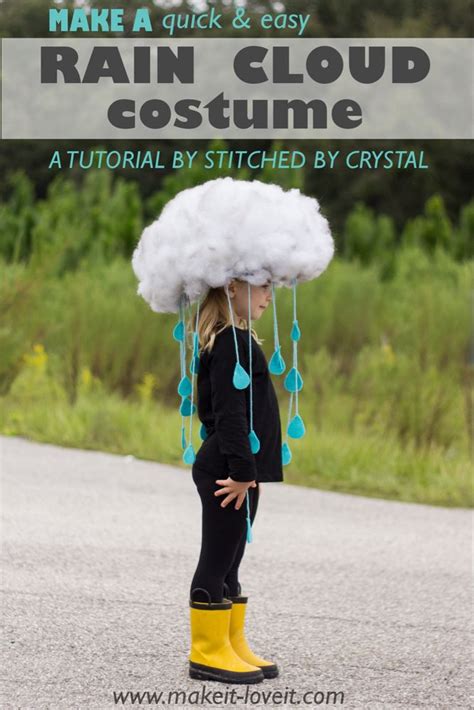 Make A Quick Easy Rain Cloud Costume For All Ages Make It Love