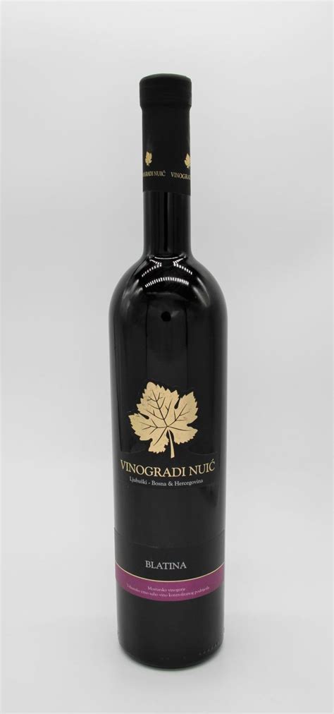 Blatina Premium Vinogradi Nuic 075 L Weinimport Dalmacija Knezevic Kg