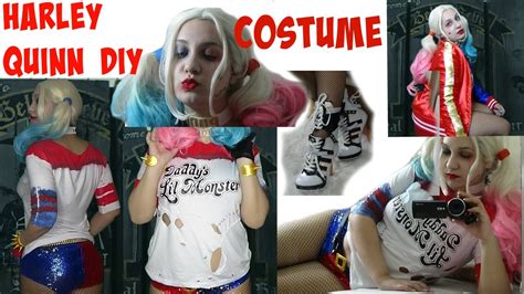 Suicide Squad Harley Quinn Costume Complete Diy Youtube