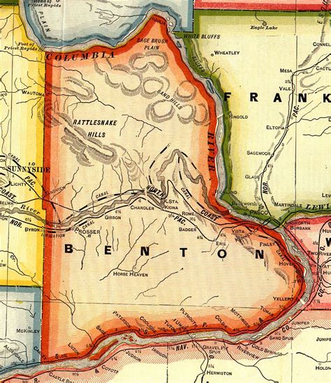 Benton County Washington Maps And Gazetteers
