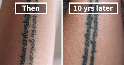 Thinking Of Getting A Tattoo These 10 Pics Reveal How Tattoos Age Over Time Bored Panda