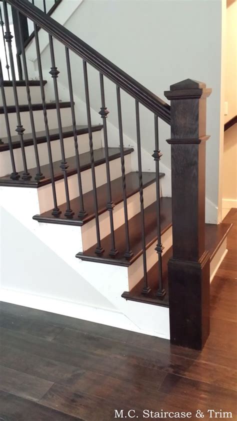 Our house was built in 2000. Staircase remodel from M.C. Staircase & Trim. Removal of ...