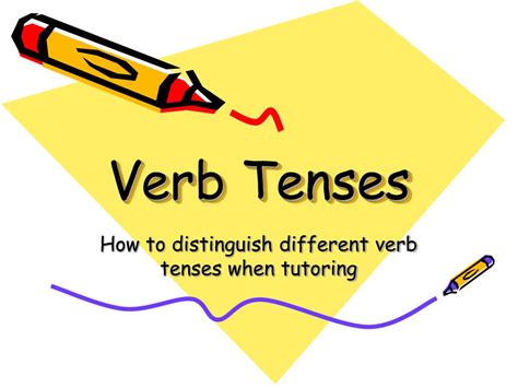 Ppt Verb Tenses Powerpoint Presentation Free Download Id169309