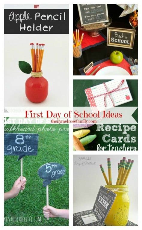 First Day Of School Ideas