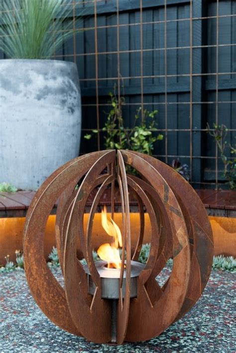 Gallery Sculptures Metal Garden Art Backyard Fire Fire Pit Backyard