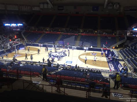 See the seat map with rows, seat views and ratings. Section 220 at Gampel Pavilion - RateYourSeats.com