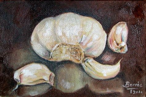 Garlic Painting By Bernadette Taylor Fine Art America