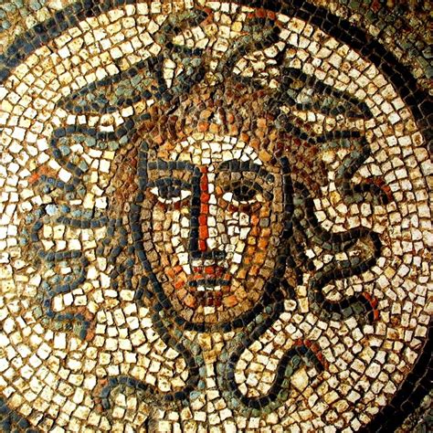 Medusa Mosaic Brading Roman Villa Wmoda Wiener Museum