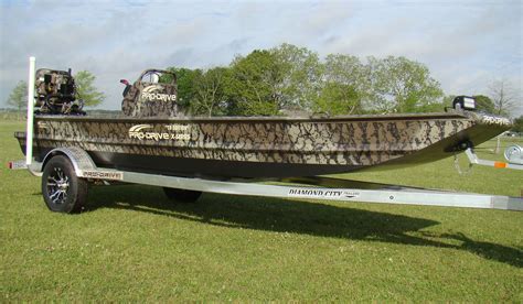 Camo Hunting Boats Pro Drive Outboards