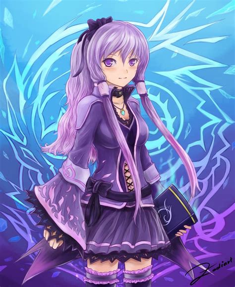 Lynn The Dark Ice Magician Anime Girl Anime