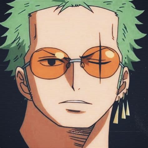 An Anime Character With Green Hair And Round Glasses