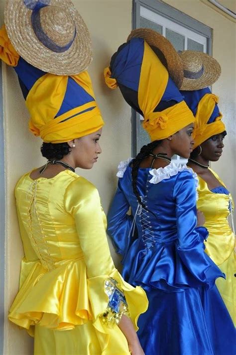 Barbados 🇧🇧 National Dress Caribbean Fashion Traditional Dresses Traditional Outfits
