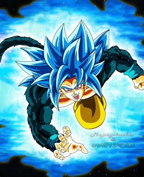 Goku Ssj Blue 4 By Majingokuable Goku Imagenes De Goku Ssj4 Goku Chibi