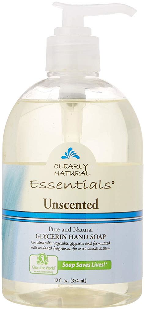 Clearly Natural Glycerin Liquid Hand Soap Unscented 12 Oz