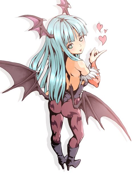 Safebooru 1girl Bare Shoulders Bat Print Bat Wings Bridal Gauntlets Capcom Demon Girl Elbow