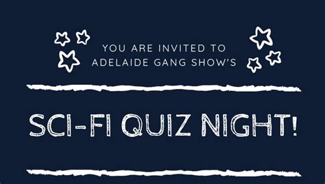 Adelaide Gang Show Quiz Night Tasa Online